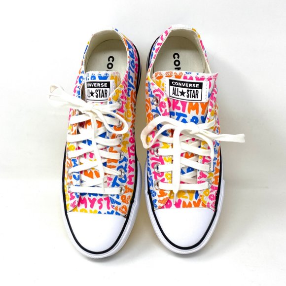 Converse Women's Size 7 570322C CTAS Double Stack LIFT OX Platform Print Sneaker - Picture 7 of 10